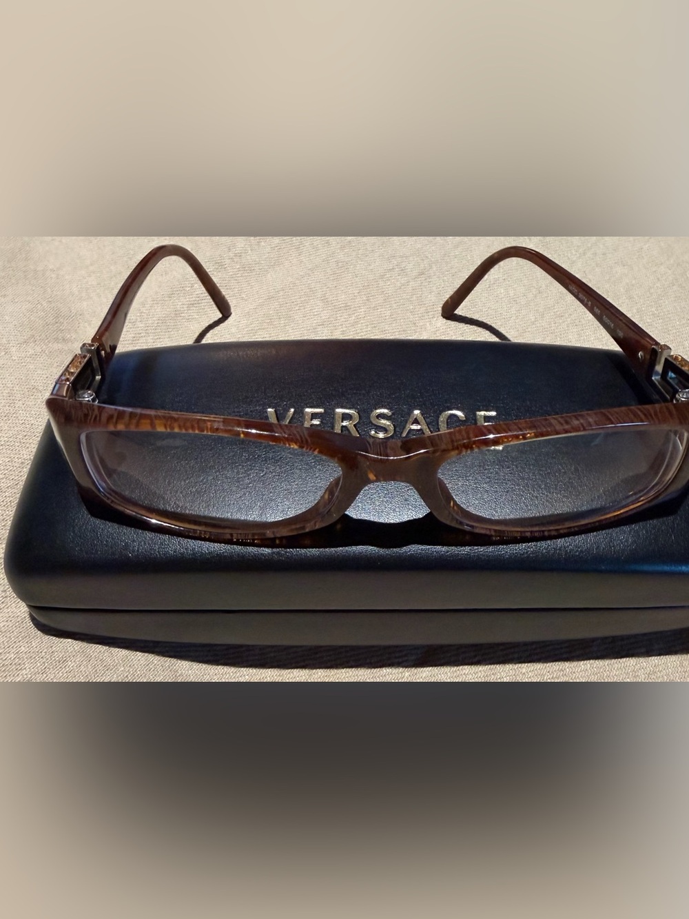 Versace Brown Tortoiseshell Women's Eyewear Glass Frames
